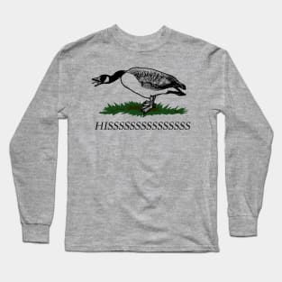 Give Me Liberty or Hisssssss - Don't Tread On Me Goose Long Sleeve T-Shirt